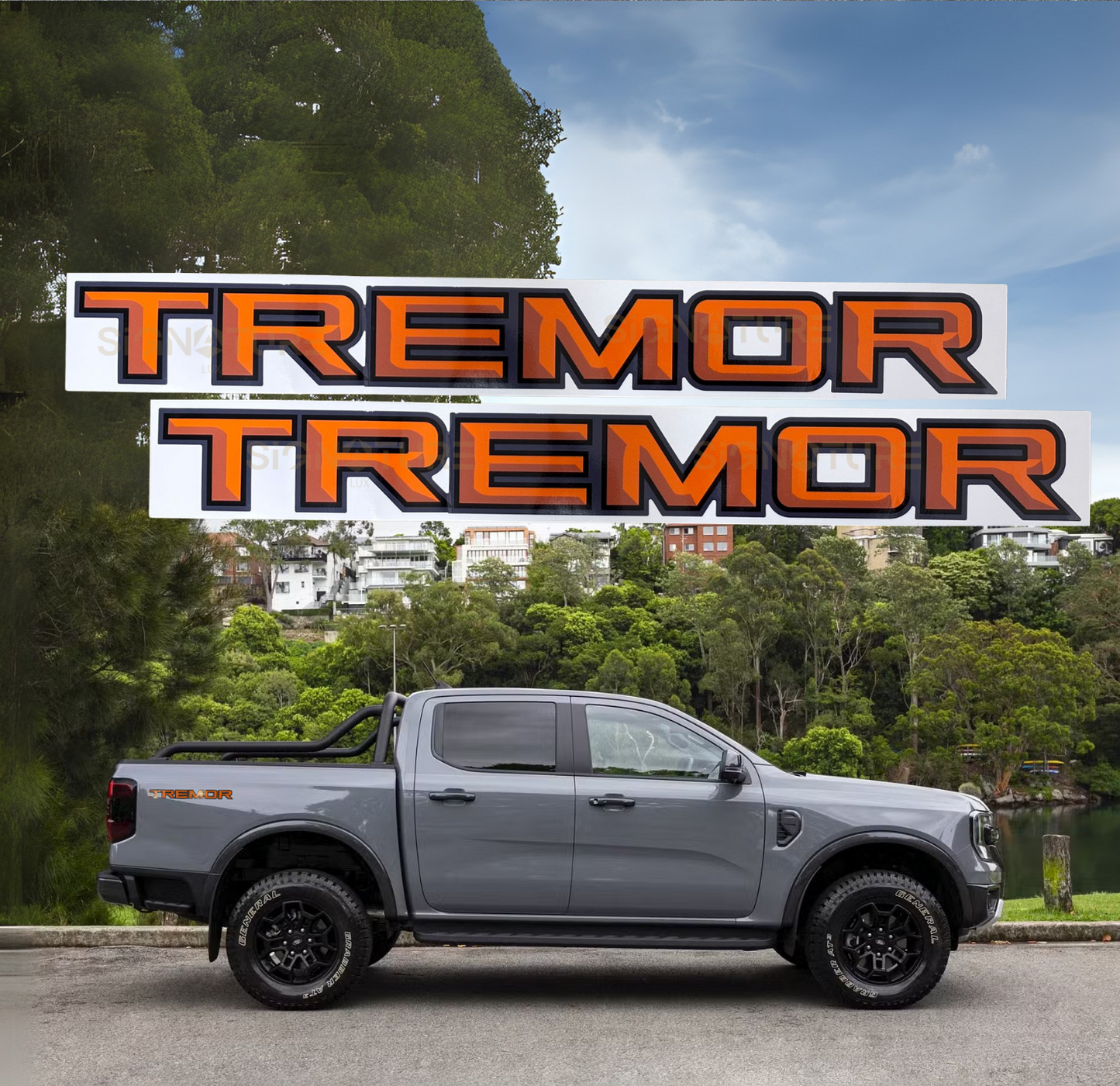 Ford Next Gen "RAPTOR" and "TREMOR" Custom Side Tub Decal