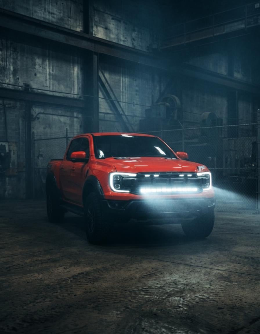 LuxLED™ 40” Curved LED Light Bar (Amber DRL + White High Beam) suits Ranger Raptor 2022+