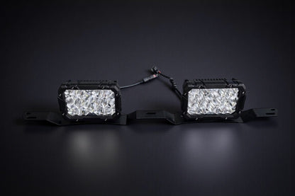 LuxLED™ BlackVeil 9” Integrated Behind-Grille Driving Pods (Pair) – suits Next-Gen Ranger Raptor