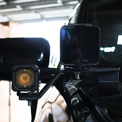 Double Light Hood + A-Pillar Mounting Brackets  – fits Ford Next Generation T9 2022+