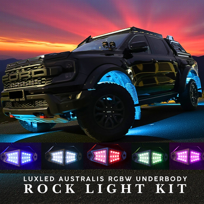 RGBW Underbody Rock Light Kit - Set of 4, 8