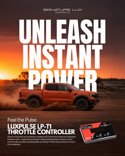LuxPulse™ LP-T1 Throttle Controller suitable for Next Gen Super Duty, Ranger & Ranger Raptor