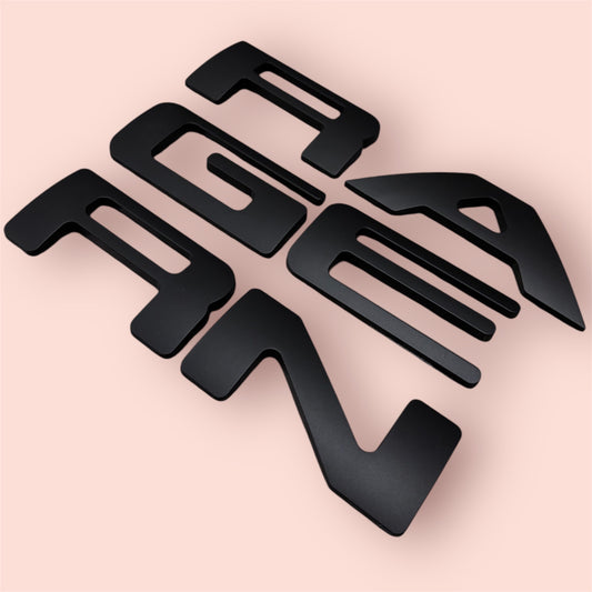 Aftermarket Decorative Tail Gate Raised Badge fits Next Gen T9