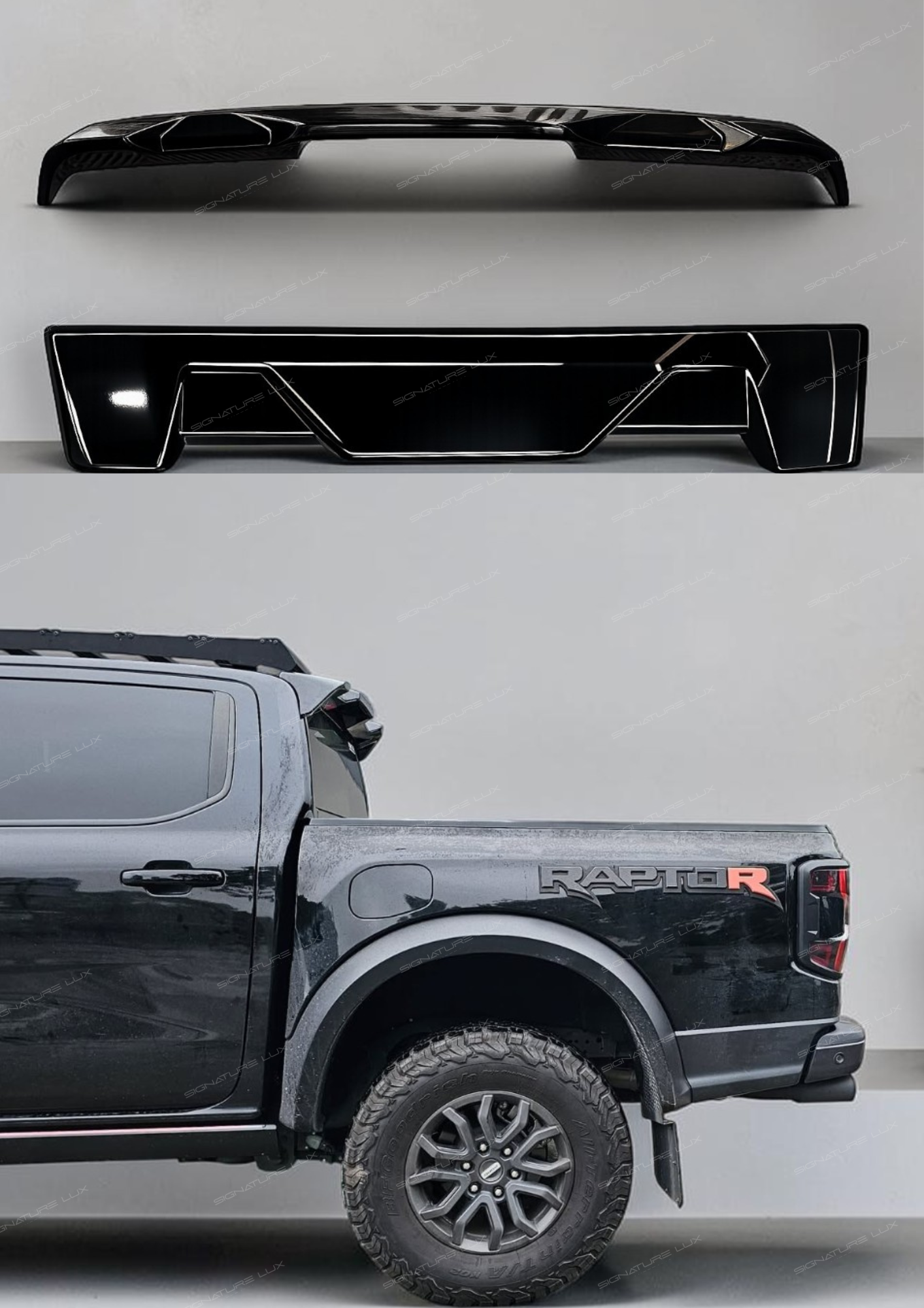 AeroSport Roof Spoiler suitable for Next Gen Ranger/Raptor T9 (2022+)
