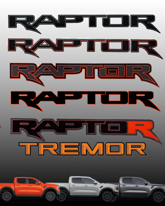 Aftermarket Decorative Custom Side Tub Decal - Fits Next Gen Raptor and Tremor