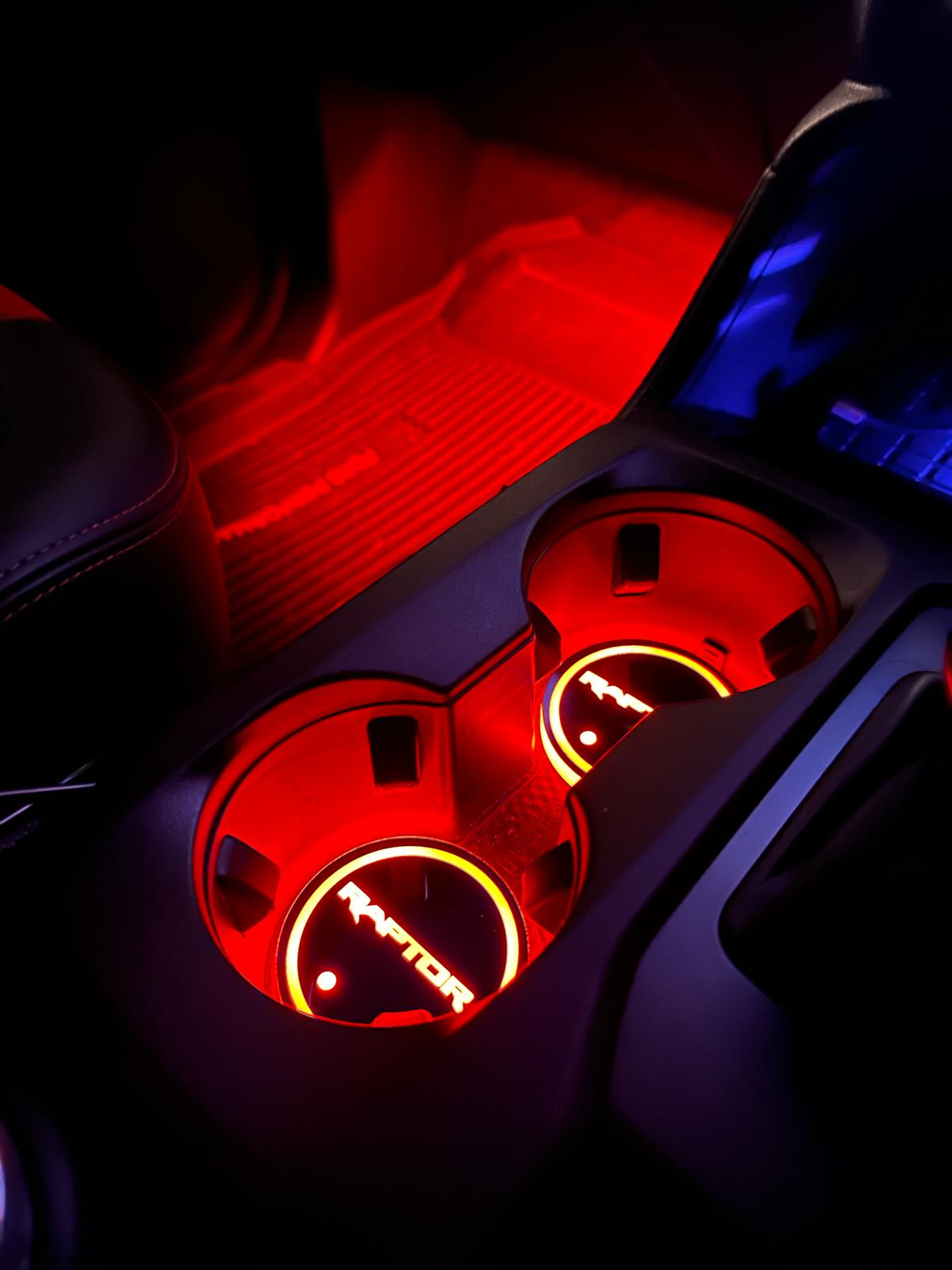 LuxLED RGB Cup Holder Coaster Kit