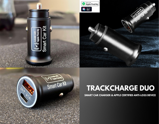 TrackCharge Duo: cargador inteligente para automóvil y dispositivo antipérdida certificado por Apple