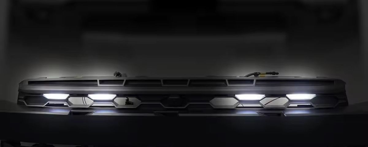 ArrowGlow Smoked Amber/White Grille Lights (Set of 4) - fits Ford Ranger Raptor 2022+