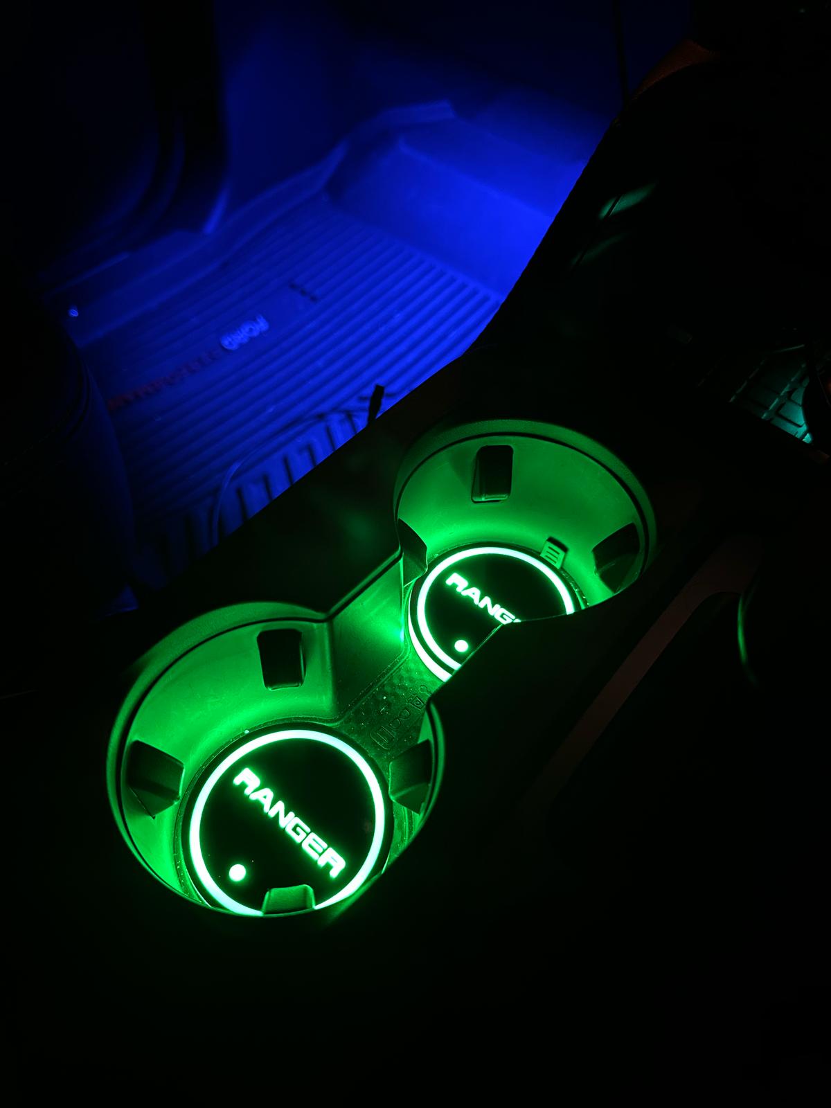 LuxLED RGB Cup Holder Coaster Kit