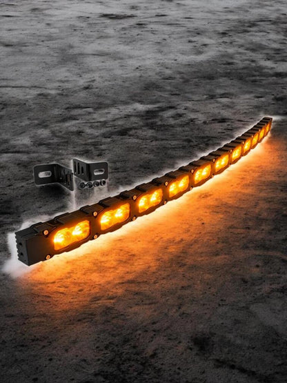 LuxLED™ 40” Curved LED Light Bar (Amber DRL + White High Beam) suits Ranger Raptor 2022+