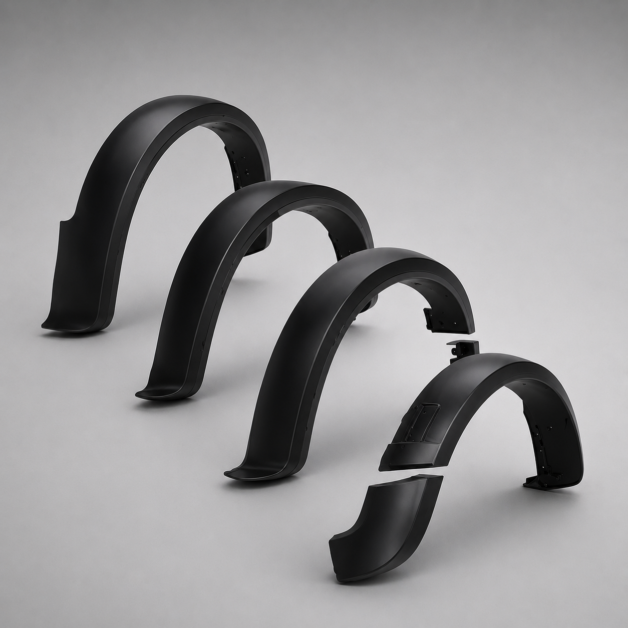50mm Wide Body Wheel Arch Flares suitable for Ford Next Gen Ranger Raptor 2022+