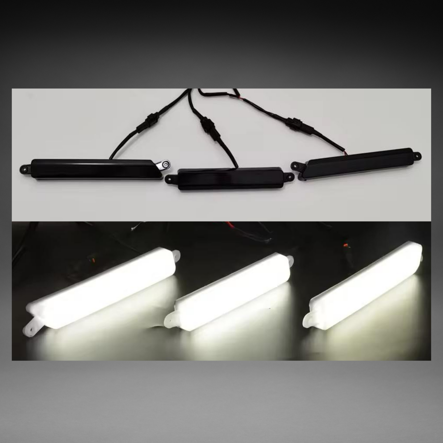 Blaze Amber/White Front Grille LED Lights for  Ford Ranger T7 T8 2015-2022