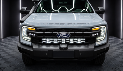 BlackVeil 32”  Behind-Grille Double-Row LED Light Bar Kit suitable for Ranger Super Duty