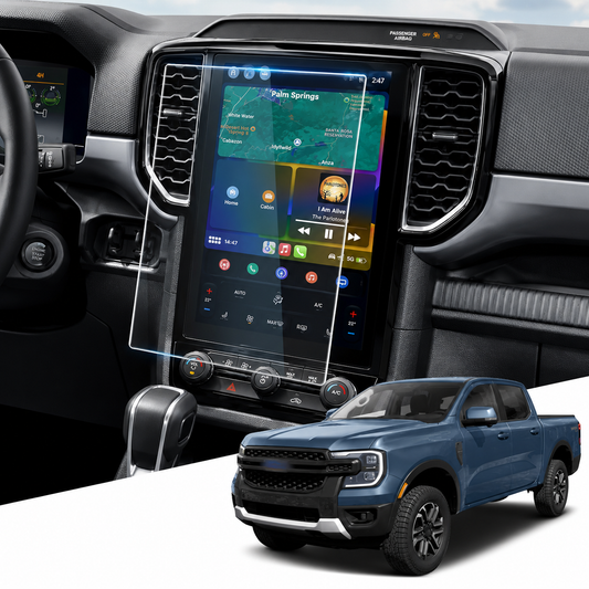 10” / 12” Screen Protector – 9H Tempered Glass Anti-Fingerprint suitable for Next Gen Ranger, Everest, Super Duty & Raptor