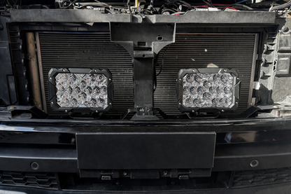 LuxLED™ BlackVeil 9” Integrated Behind-Grille Driving Pods (Pair) – suits Next-Gen Ranger Raptor