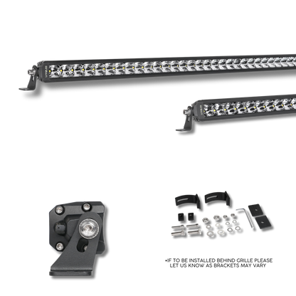 LuxLine Single Row Slim Combo LED Bar - 30" 12"