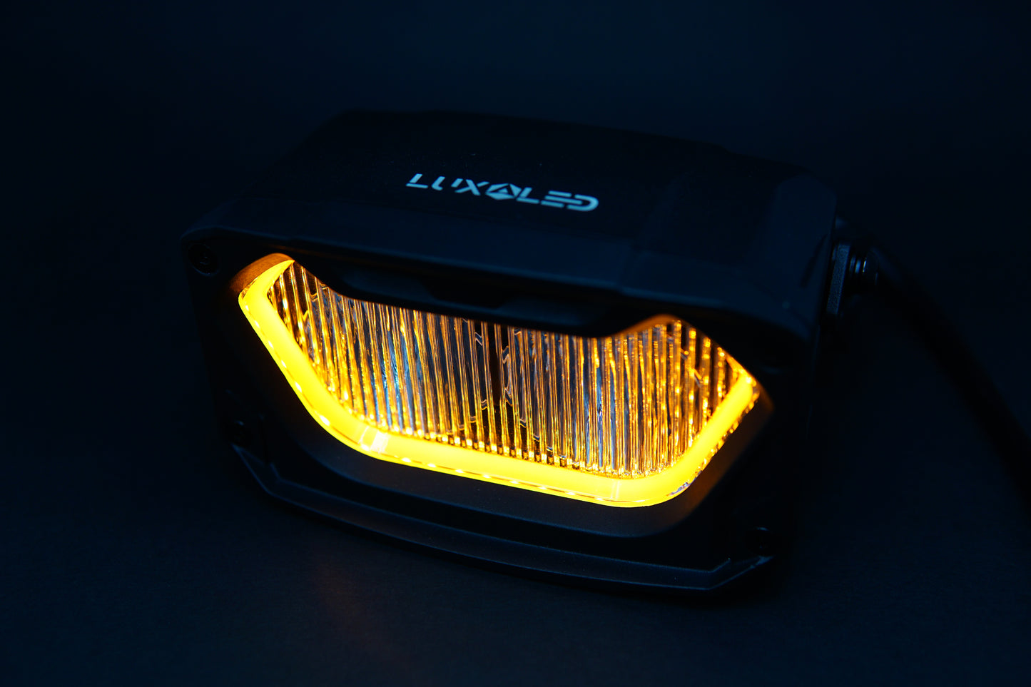Luces LED para zanjas de dos colores con diseño de panal 2 en 1 (1 par)