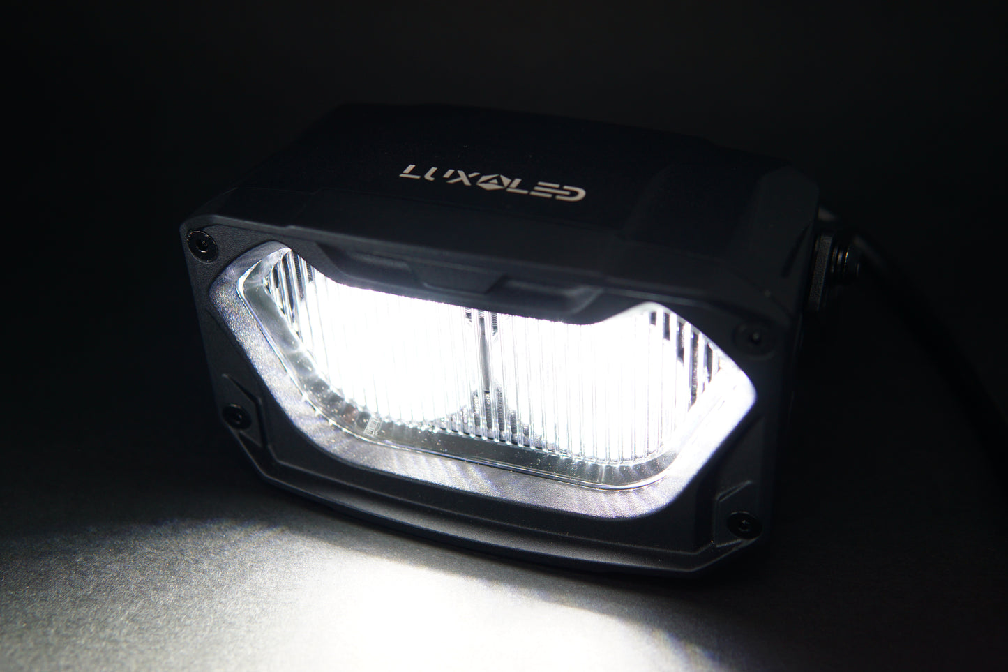 Luces LED para zanjas de dos colores con diseño de panal 2 en 1 (1 par)