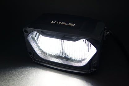 Luces LED para zanjas de dos colores con diseño de panal 2 en 1 (1 par)