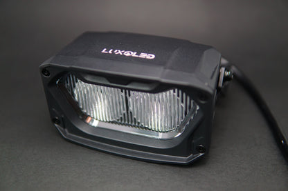 Luces LED para zanjas de dos colores con diseño de panal 2 en 1 (1 par)