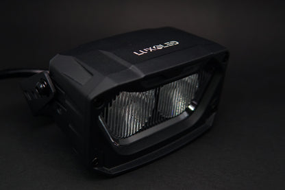 Luces LED para zanjas de dos colores con diseño de panal 2 en 1 (1 par)