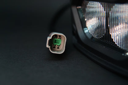 Luces LED para zanjas de dos colores con diseño de panal 2 en 1 (1 par)