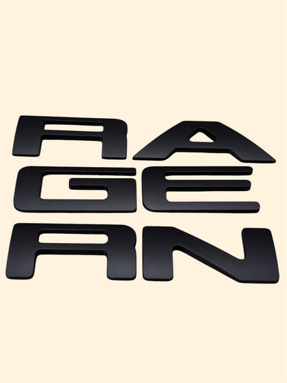 3D "RANGER" TAIL GATE RAISED BADGE - FORD NEXT GEN T9