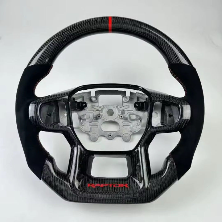 FORD Next Generation Steering Wheel - Carbon Fiber with Alcantara