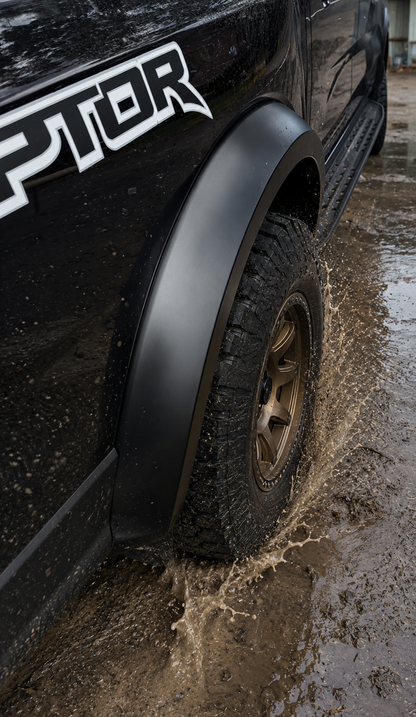 50mm Wide Body Wheel Arch Flares suitable for Ford Next Gen Ranger Raptor 2022+