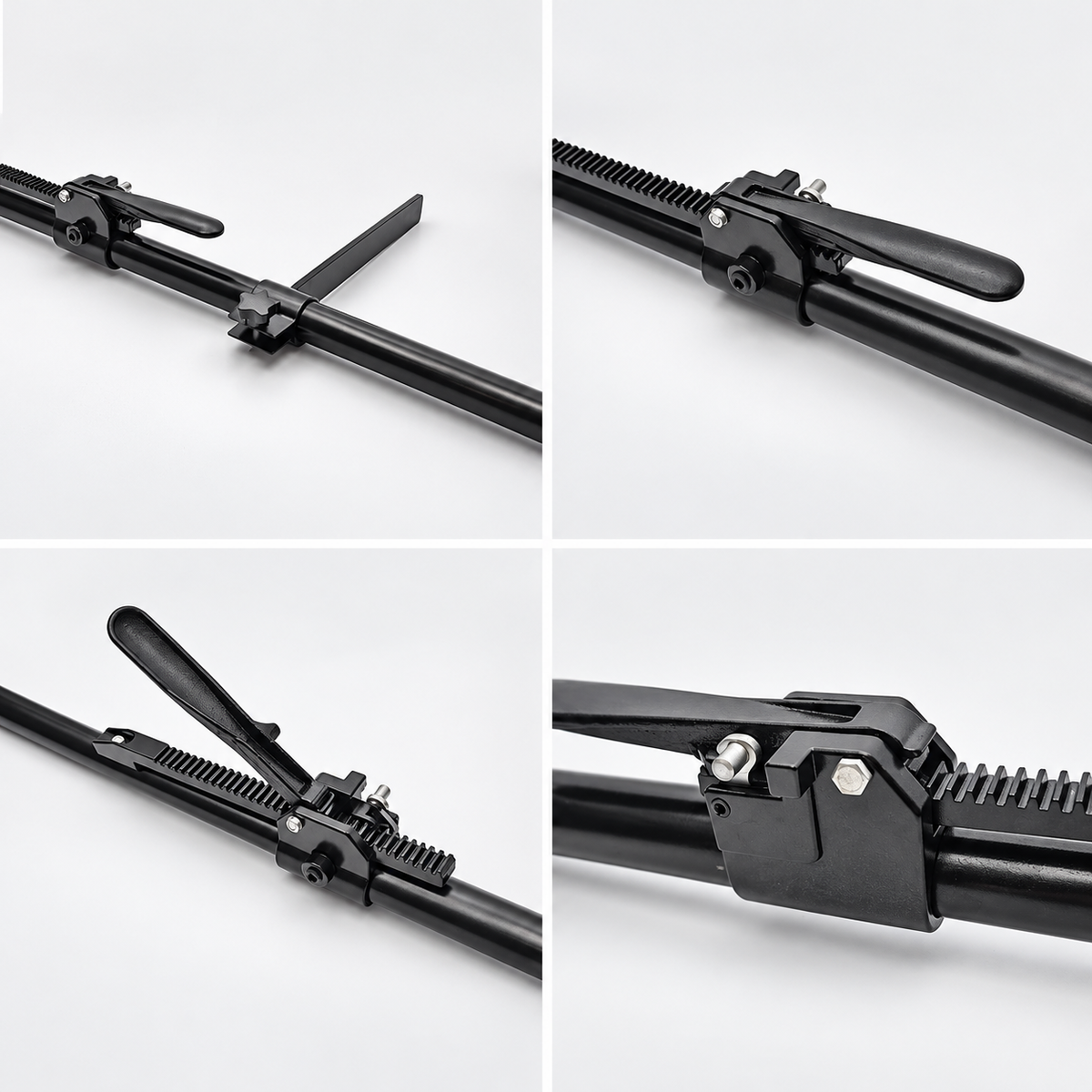 Adjustable Ratcheting Cargo Bar with Divider