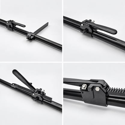Adjustable Ratcheting Cargo Bar with Divider