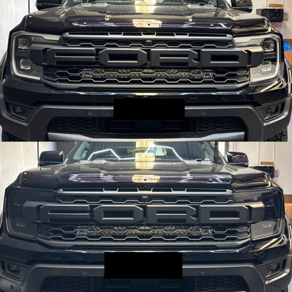 Headlight Protective Film 2022+- "Smoked Black" fits Ford Next Generation Ranger, Raptor, Everest