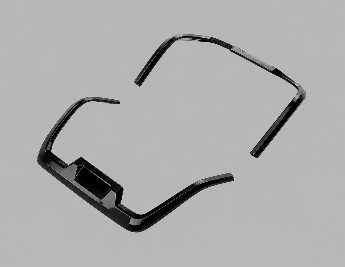 Gloss Black Headlight & Tail Light Sleek Thin Trim fits Ford Gen T9