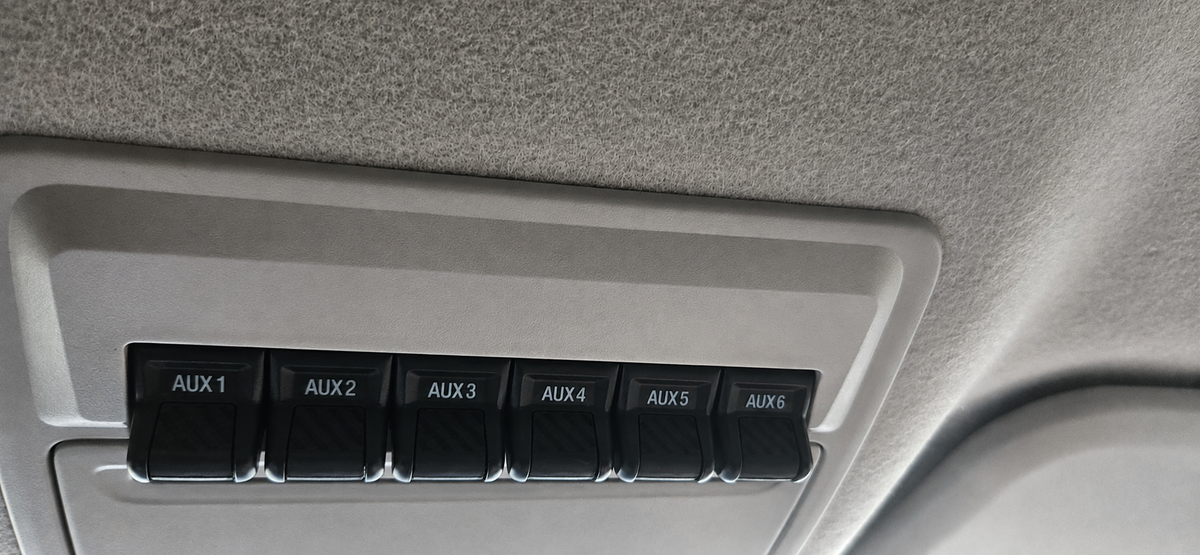 Overhead Auxiliary switch Panel for next gen XLT, XL, XLS