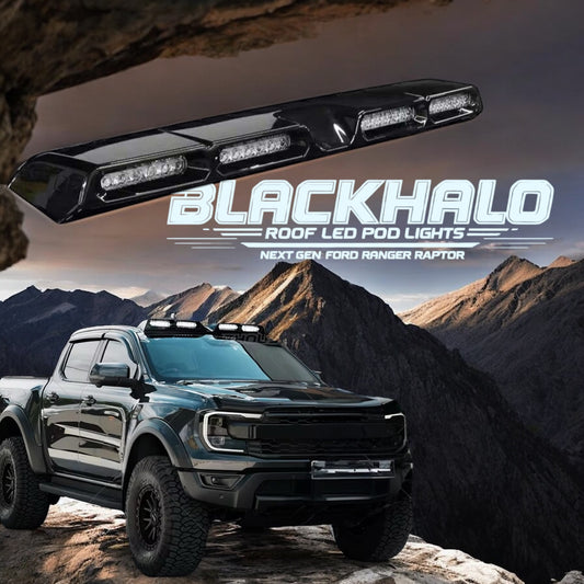 BlackHalo Roof Led Pod Lights - Ford Next Gen Ranger Raptor