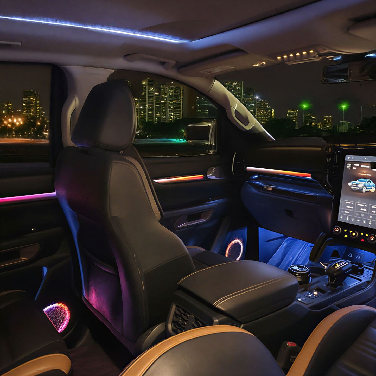 PhantomLux Ambient Light Kit- Next Gen Ranger / Raptor / Everest 2022+ (RHD Models)