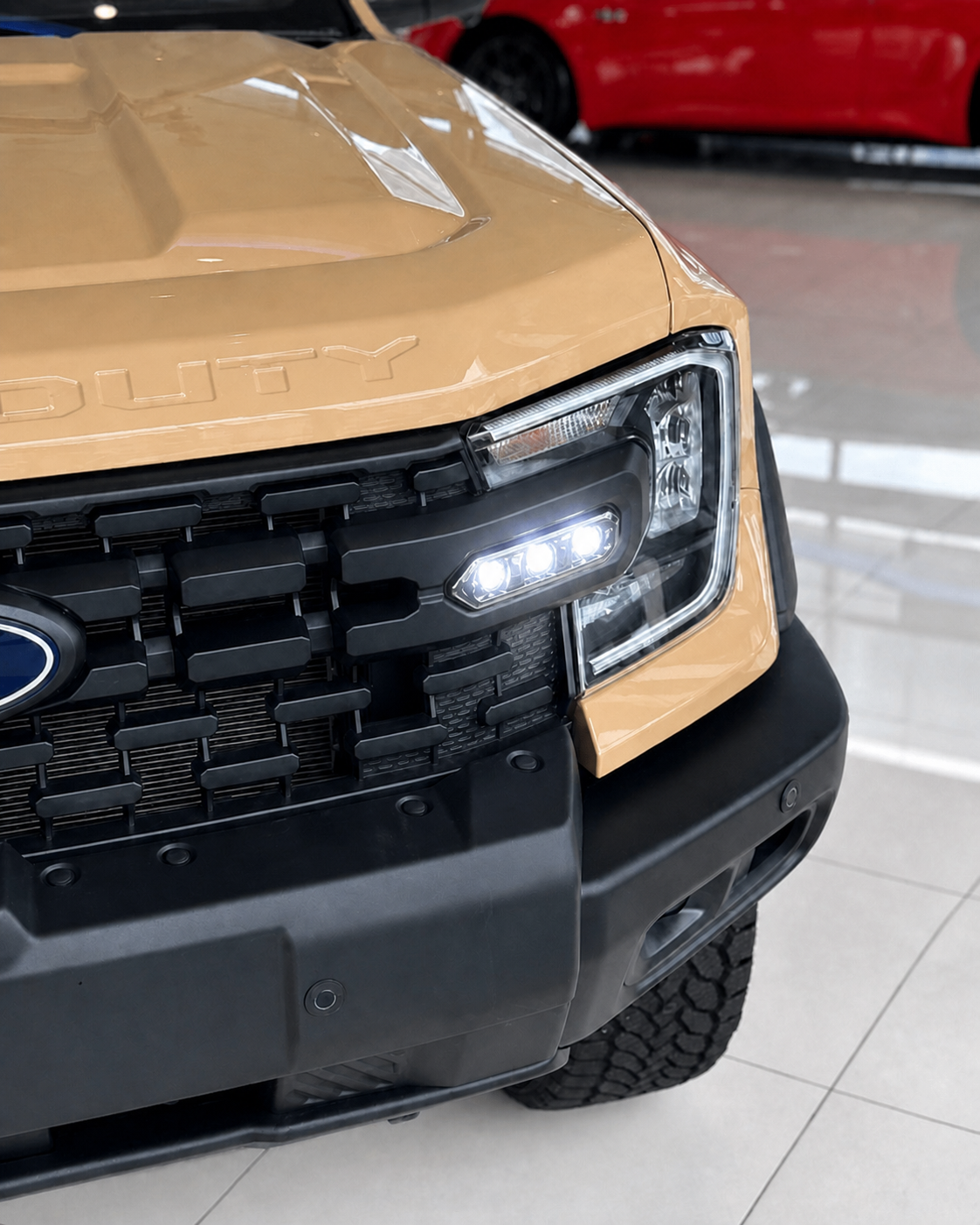 LED High/Low Beam Projector with indicator Upgrade suitable for Super Duty, 20W each 40W a pair