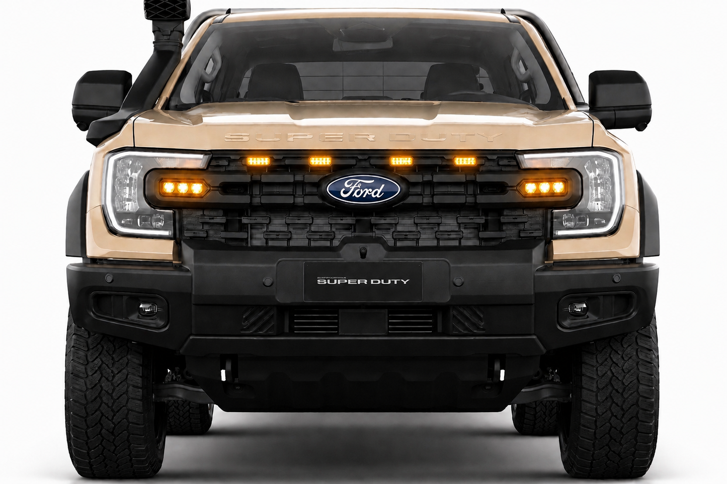 LED High/Low Beam Projector with indicator Upgrade suitable for Super Duty, 20W each 40W a pair