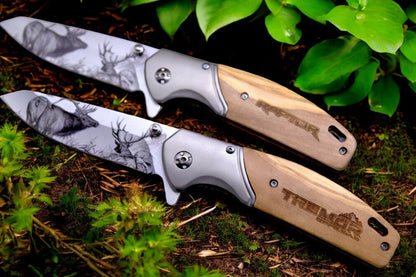 TALON Camping Pocket Knife- Elk (Raptor and Tremor)
