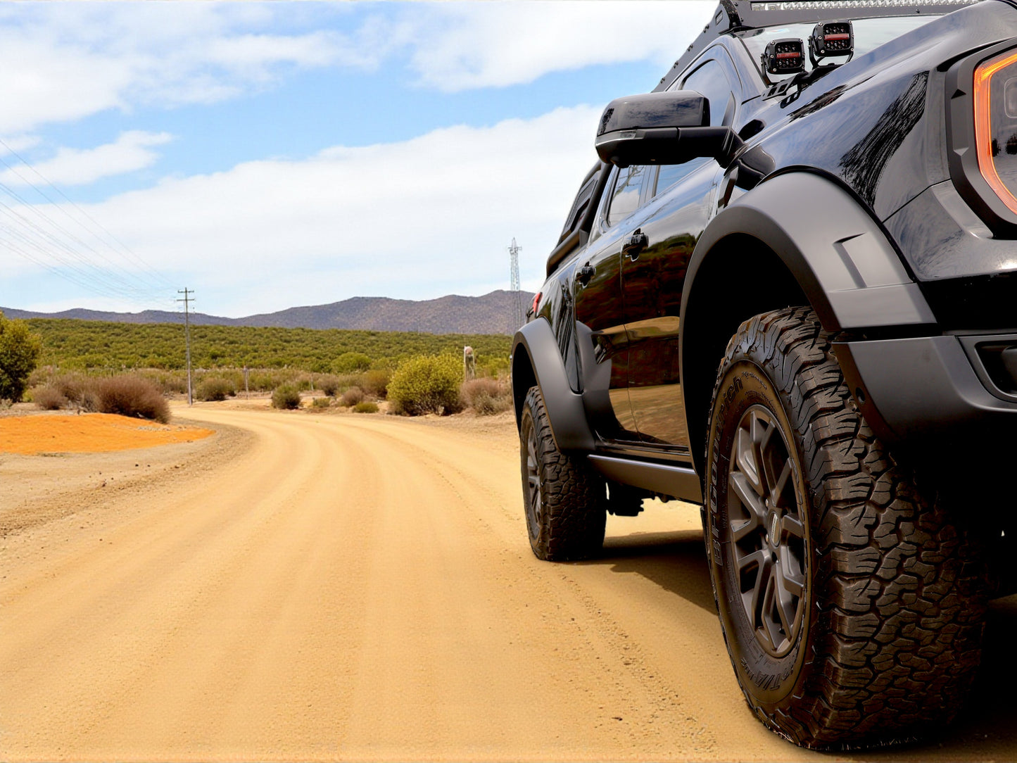 OEM Style 50mm Wide Body Wheel Arch Flares - Ford Next Gen Ranger Raptor 2022+