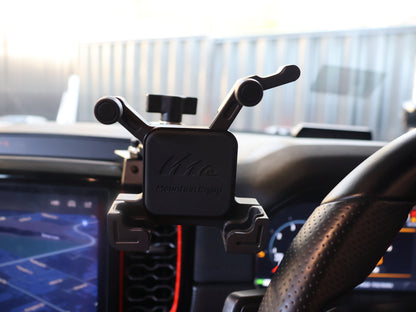 The Lux Hub – Heavy-Duty Central Control Mobile Phone Holder for Ford Next Generation 2022+
