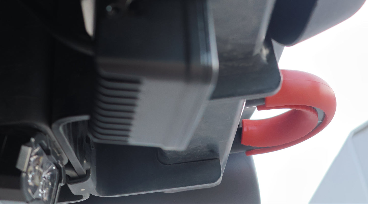 Red Decorative Tow Hook Covers (2PCS) | Fits Ford Ranger 2023–2025