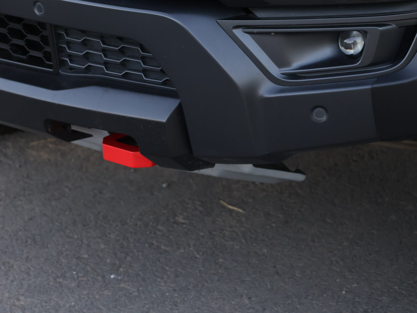 Heavy Duty Front Recovery Point Covers (Red Metal Clip-On) | Fits Next Gen Ranger 2023–2025