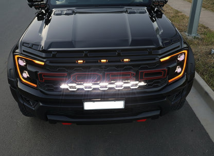 Heavy Duty Front Recovery Point Covers (Red Metal Clip-On) | Fits Next Gen Ranger 2023–2025