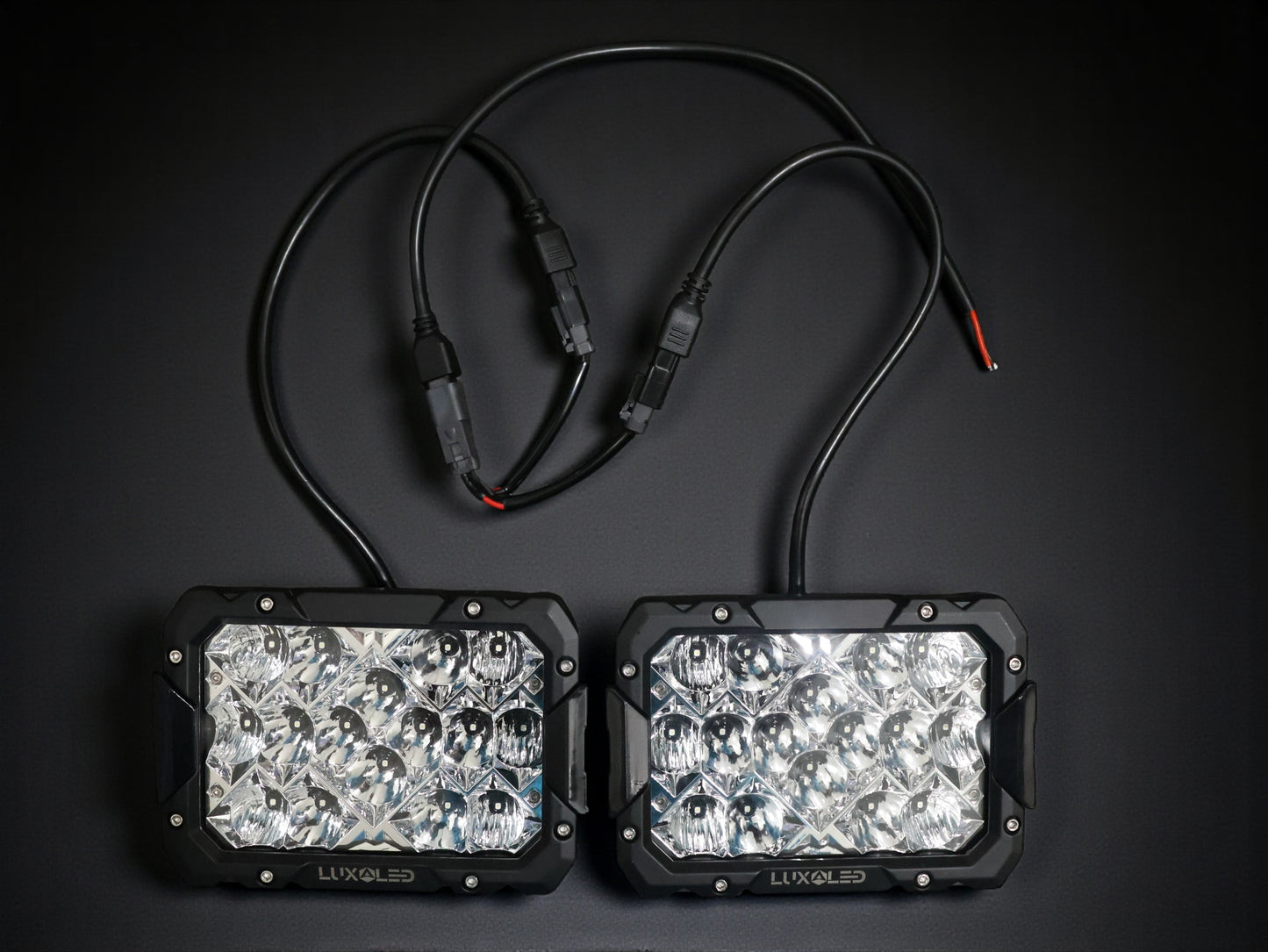 LuxLED™ BlackVeil 9” Integrated Behind-Grille Driving Pods (Pair) – suits Next-Gen Ranger Raptor