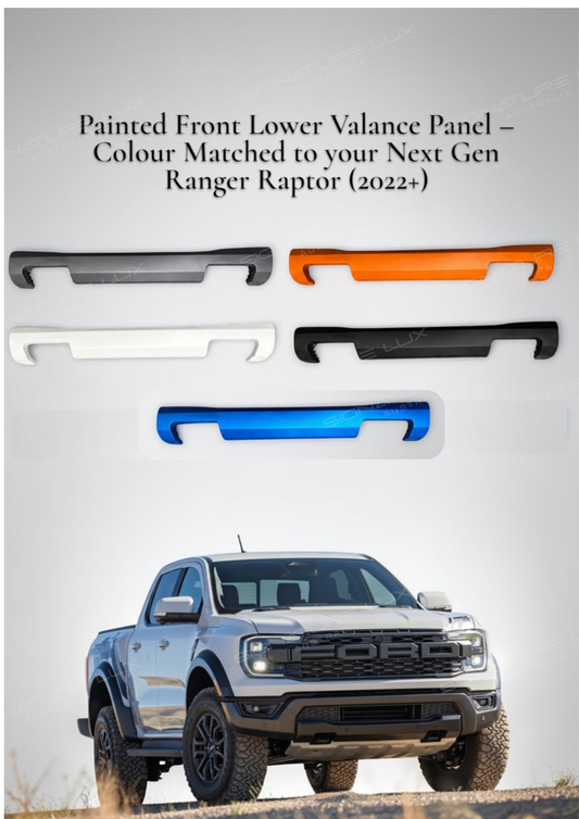 Painted Front Lower Valance Panel – Colour Matched to Your Next Gen Ranger Raptor (2022+)