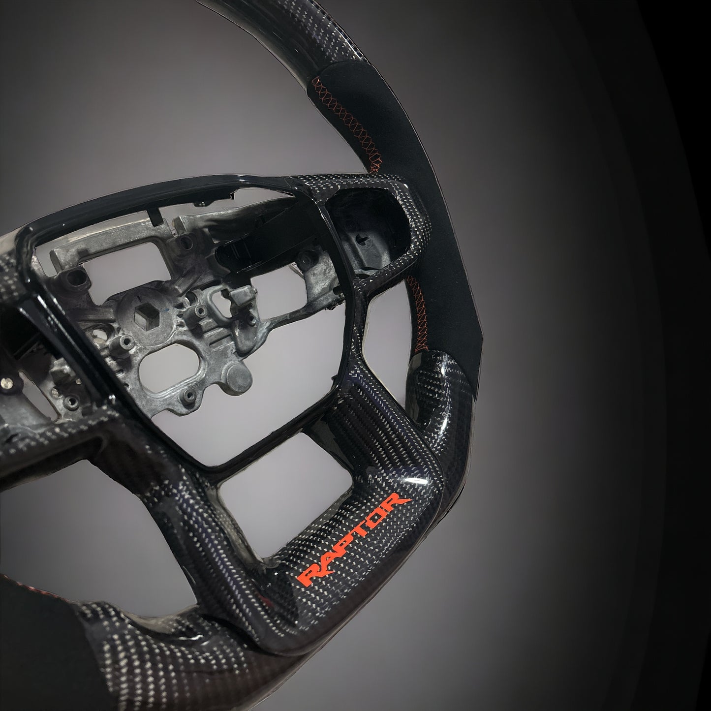 FORD Next Generation Steering Wheel - Carbon Fiber with Alcantara