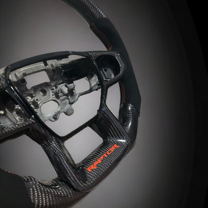FORD Next Generation Steering Wheel - Carbon Fiber with Alcantara