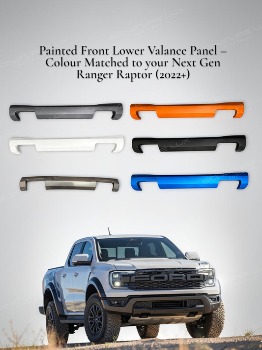 Painted Front Lower Valance Panel – Colour Matched to Your Next Gen Ranger Raptor (2022+)