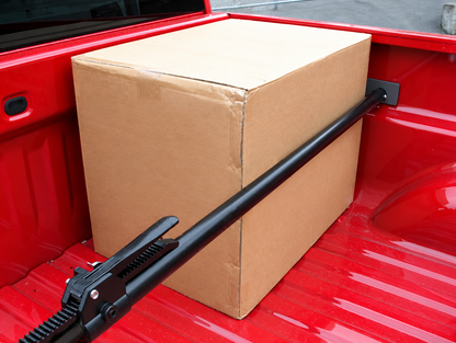 Adjustable Ratcheting Cargo Bar with Divider